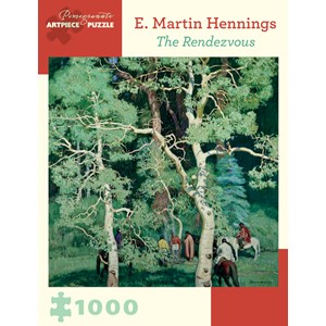 Pomegranate (AA899) - Ernest Martin Hennings: "The Rendezvous" - 1000 pezzi