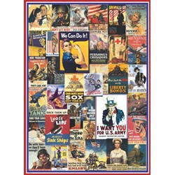 Eurographics (6000-0937) - "World War I & II Vintage Posters" - 1000 pezzi