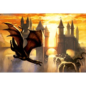 Educa (17312) - "Sunset Dragon" - 1000 pezzi