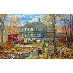 SunsOut (54637) - Peter Snyder: "Autumn at the Schneider House" - 300 pezzi