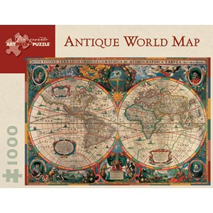 Pomegranate (AA603) - Henricus Hondius: "Antique World Map, 1630" - 1000 pezzi