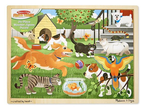 Melissa and Doug (9059) - "Pets" - 24 pezzi