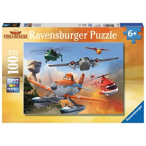 Ravensburger (10537) - "Fighting the Fire" - 100 pezzi