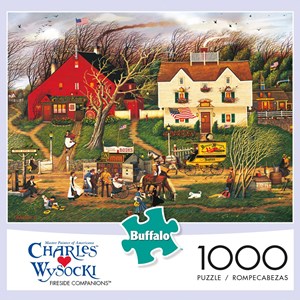 Buffalo Games (11434) - Charles Wysocki: "Fireside Companions" - 1000 pezzi
