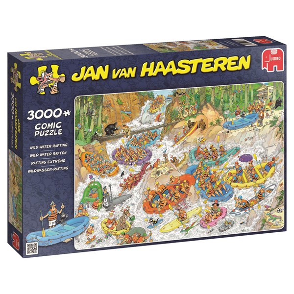 Jumbo (19017) - Jan van Haasteren: "Wild Water Rafting" - 3000 pezzi