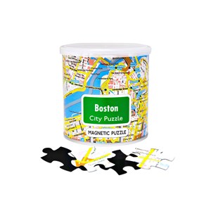 Geo Toys (GEO 221) - "City Magnetic Puzzle Boston" - 100 pezzi