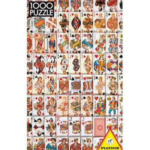 Piatnik (543746) - "Playing Cards" - 1000 pezzi