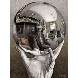 Buffalo Games (11365) - M. C. Escher: "Self Portrait MC Escher" - 1000 pezzi