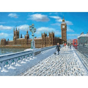 Clementoni (39320) - "London, Promenade in the Snow" - 1000 pezzi