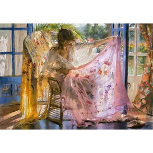 Educa (16314) - Vicente Romero: "Pink Shawl Vincente Romero" - 2000 pezzi