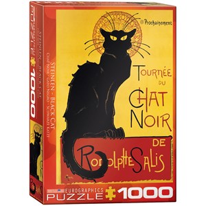 Eurographics (6000-1399) - Steinlen: "Chat Noir" - 1000 pezzi