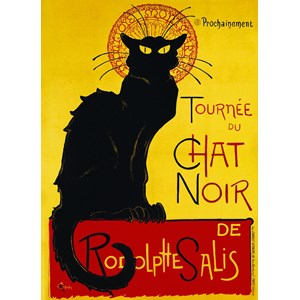 Eurographics (6000-1399) - Steinlen: "Chat Noir" - 1000 pezzi