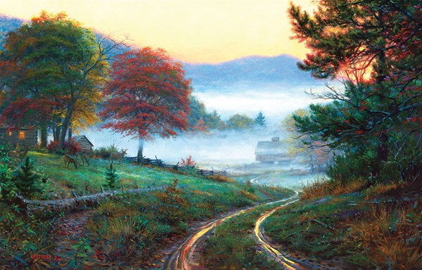 SunsOut (53053) - Mark Keathley: "Morning at Cades Cove" - 300 pezzi