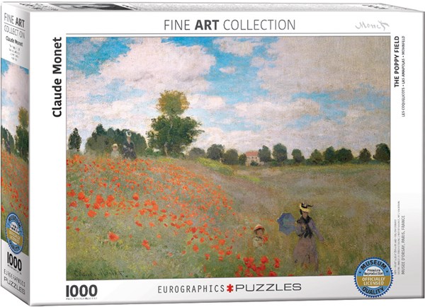 Eurographics (6000-0826) - Claude Monet: "The Poppy Field" - 1000 pezzi