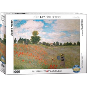 Eurographics (6000-0826) - Claude Monet: "The Poppy Field" - 1000 pezzi