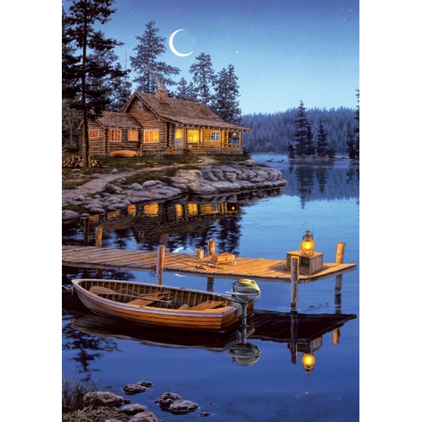 Buffalo Games (2495) - Darrell Bush: "Crescent Moon Bay" - 300 pezzi