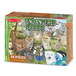 Melissa and Doug (4437) - "Endangered Species" - 48 pezzi