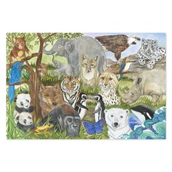 Melissa and Doug (4437) - "Endangered Species" - 48 pezzi