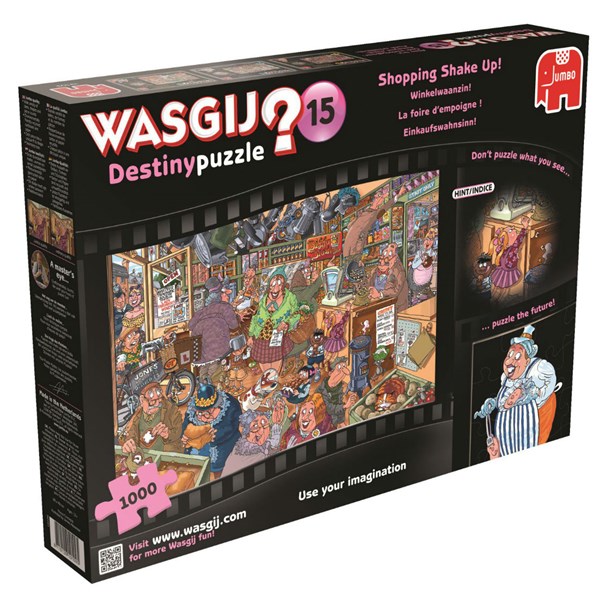 Jumbo (19109) - "Wasgij Destiny 15: Shopping Shake Up!" - 1000 pezzi