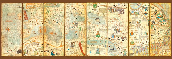 Educa (16355) - "Mappa Mundi 1375" - 3000 pezzi