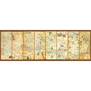 Educa (16355) - "Mappa Mundi 1375" - 3000 pezzi