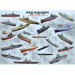 Eurographics (6000-0133) - "World War II War Ships" - 1000 pezzi