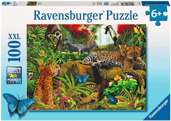 Ravensburger (10781) - Mary Thompson: "Wild Jungle" - 100 pezzi