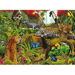 Ravensburger (10781) - Mary Thompson: "Wild Jungle" - 100 pezzi