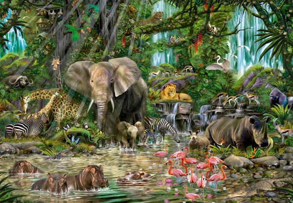 Educa (16013) - "African Jungle" - 2000 pezzi