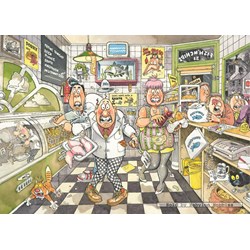 Jumbo (17306) - Graham Thompson: "Wasgij Original #20: Fishy Business!" - 1000 pezzi