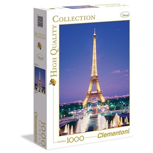Clementoni (39122) - "Paris, Eiffel Tower Fountains" - 1000 pezzi