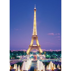 Clementoni (39122) - Paris, Eiffel Tower Fountains - 1000 pezzi