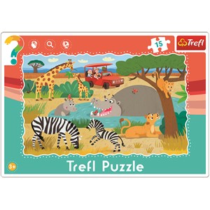 Trefl (312171) - "Safari" - 15 pezzi