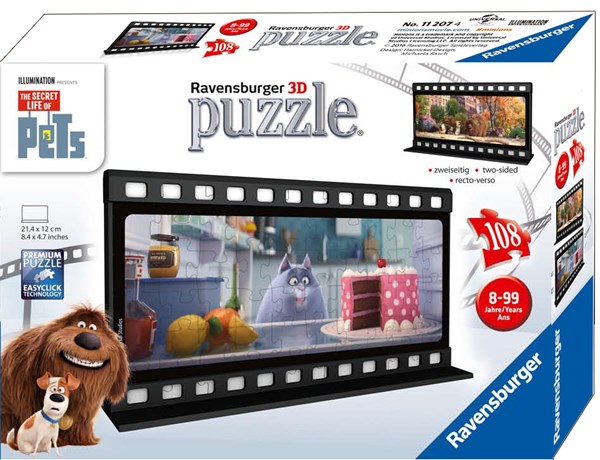 Ravensburger (11212) - "Secret Life of Pets" - 108 pezzi