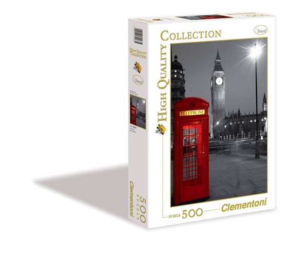 Clementoni (30263) - "London Phone Box" - 500 pezzi