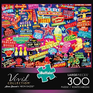 Buffalo Games (2726) - Aimee Stewart: "Neon Dazzle" - 300 pezzi