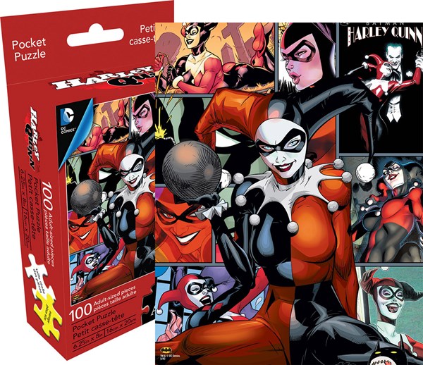 Aquarius (61109) - "DC Comics Harley Quinn (Pocket Puzzle)" - 100 pezzi