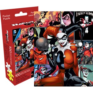 Aquarius (61109) - "DC Comics Harley Quinn (Pocket Puzzle)" - 100 pezzi