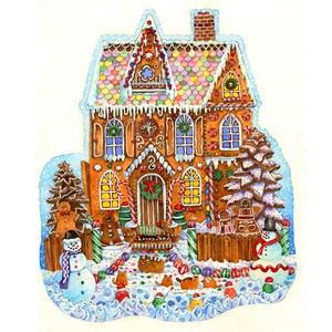 SunsOut (97179) - Wendy Edelson: "Gingerbread House" - 1000 pezzi