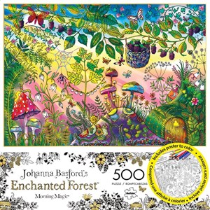 Buffalo Games (3846) - Johanna Basford: "Morning Magic (Enchanted Forest)" - 500 pezzi