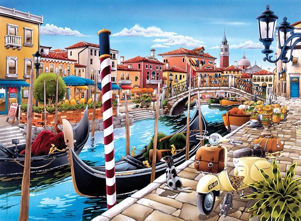 Clementoni (35026) - "Venetian Lagoon" - 500 pezzi