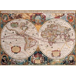 Eurographics (6000-1997) - "Antique World Map" - 1000 pezzi