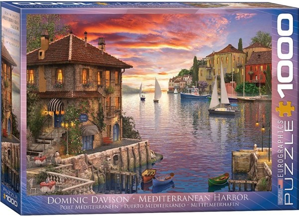 Eurographics (6000-0962) - Dominic Davison: "Mediterranean Harbor" - 1000 pezzi