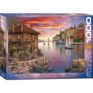 Eurographics (6000-0962) - Dominic Davison: "Mediterranean Harbor" - 1000 pezzi