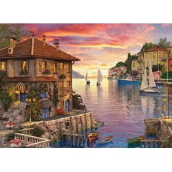 Eurographics (6000-0962) - Dominic Davison: "Mediterranean Harbor" - 1000 pezzi