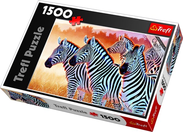 Trefl (261295) - "Zebras" - 1500 pezzi
