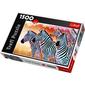 Trefl (261295) - "Zebras" - 1500 pezzi