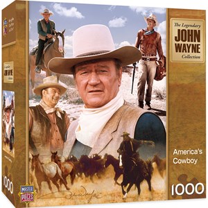 MasterPieces (71238) - "John Wayne, America's Cowboy" - 1000 pezzi