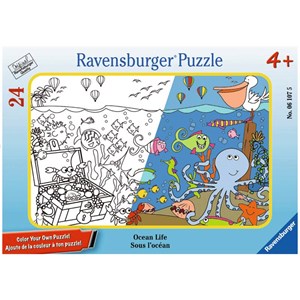 Ravensburger (06107) - "Ocean Life" - 24 pezzi