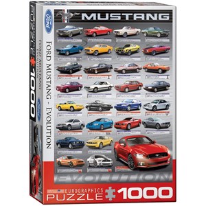 Eurographics (6000-0698) - "Ford Mustang Evolution" - 1000 pezzi